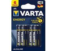 Varta 4106 - Confezione da 6 batterie alcaline AA, colore: blu