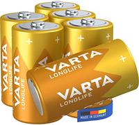 4114 Batteria monouso C Alcalino Batteria monouso, C, Alcalino, 1,5 V, 6 pz, Blu, Giallo