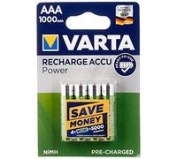 Varta 43471 Ready to Use AAA (Micro)/HR03 (5703) - 1000 mAh, Blister - LSD-NiMH Akku (pronto all'uso), 1,2 V, confezione da 5 pezzi (5 x 40 pezzi)