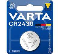 Varta 48061 CR2430 (6430) - batteria a bottone al litio 3 V | confezione a prova di bambino, per termometro, cardiofrequenzimetro, chiave dell'auto, telecomando, bilancia o calcolatrice
