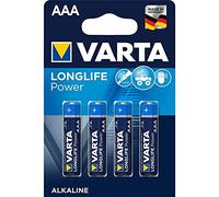 VARTA -4903/4B 4903/4B, Alkaline, Cylindrical, 1.5 V, 4 pc(s), AAA, Blue, Silver