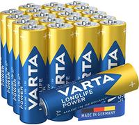 Varta 4906121420 Longlife Power (High Energy) Batteria Alcalina, Stilo AA LR6, Confezione da 20 Pile, il Design Può Variare, Confezione Risparmio