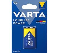 Varta Longlife Power, Batteria Alcalina, 9V, E-Block, 6LP3146