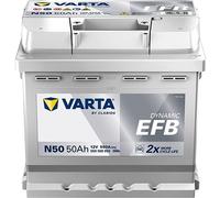 VARTA 550500055K262 Dynamic EFB N50 Batteria 12V 50Ah 550A B13 per VW POLO (9N)