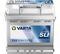 VARTA 552400047K262 Dynamic SLI C22 Batteria 12V 52Ah 470A B13 per VW GOLF VI