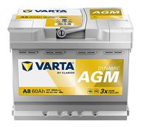 VARTA 560901068K262 Dynamic AGM A8 Batteria 12V 60Ah 680A B13 per VW POLO (9N)