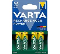 Varta 56706 - Confezione da 8 batterie ricaricabili NiMH AA Mignon 2100 mAh, confezione formato convenienza, pronte all’uso