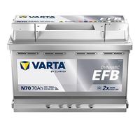 VARTA 570500076K262 Dynamic EFB DYNAMIC EFB N70 Batteria 12V 70Ah 760A B13