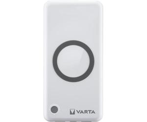 Varta 57913 Polimeri di litio (LiPo) 10000 mAh Carica wireless Bianco NEW