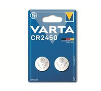 Varta Cr2450 Batterie A Bottone Al Litio Da 3V 2 Pezzi 6450101402