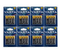 Varta AA Pile Usa e Getta Zinco-Carbonio Mignon R6P 8 x 4 Pezzi 1,5V