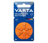 Varta Apparecchio acustico 13, confezione blister da 6 pezzi Batterie per apparecchi acustici
