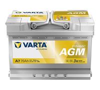 Batteria Auto Varta A7 (ex Varta E39) Start&stop Silver Dynamic Xev 70 Ah - 760 A