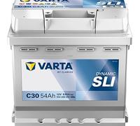 VARTA Automotive DYNAMIC SLI (C30) 12V 54Ah 530A - Batteria auto al piombo-acido per veicoli standard senza start-stop - Batteria di avviamento per fabbisogno energetico base - senza manutenzione