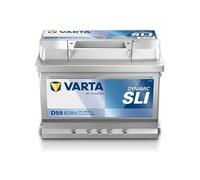 VARTA Automotive DYNAMIC SLI (D59) 12V 60Ah 540A - Batteria auto al piombo-acido per veicoli standard senza start-stop - Batteria di avviamento per fabbisogno energetico base - senza manutenzione