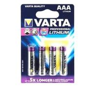 Varta Batteria 1x4 Professionale Litio Micro AAA 1100 mAh