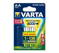 Varta batteria AA Longlife Accu 2100 mAh Nichel-Metallo Idruro Blu Verde