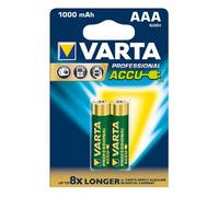 VAR R2U 2X1000 - Batteria NiMH, AAA (Micro), 1000 mAh, confezione da 2