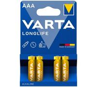 Varta - batteria alcalina aaa longlife lr03 blister*4