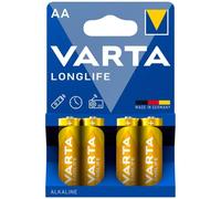 Varta - batteria alcalinica longlife aa lr6 blister*4