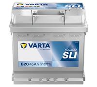 VARTA Batteria Avviamento per Auto B20 45Ah 400A DYNAMIC SLI - (207x175x190 mm)