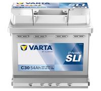 VARTA Batteria Avviamento per Auto C30 54Ah 530A DYNAMIC SLI - (207x175x190 mm)