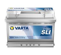 VARTA Batteria Avviamento per Auto E11 74Ah 680A DYNAMIC SLI - (278x175x190 mm)