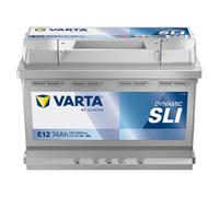 VARTA Batteria Avviamento per Auto E12 74Ah 680A DYNAMIC SLI - (278x175x190 mm)