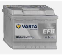 VARTA BATTERIA Avviamento per Auto N60 60Ah 640A DYNAMIC EFB - (242x175x190 mm.)
