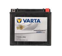 VARTA Batteria da moto 18 Ah / 270 A Powersports Active AGM, lunga durata, precaricata, senza manutenzione, adatta per moto, scooter, quad, jet-sci e motoslitte, nera