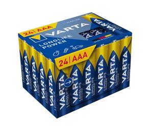 Varta Batteria Longlife Power Micro AAA CUBE24 senza plastica