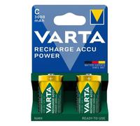 Varta Batteria Mezza Torcia C ricaricabile 3000mAh RECHARGE ACCU POWER (2pz)