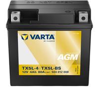 Batteria Moto VARTA Powersports AGM 504 012 003 Potenza Affidabile e Resistente
