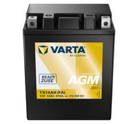 VARTA Batteria per Moto 12Ah 210A B00 POWERSPORTS AGM ACTIVE - (133x90x164 mm)