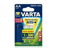 Varta Batteria Ricaricabile AA Stilo 2600 mAh Confezione da 2 Pezzi