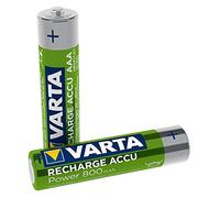 BATTERIE RICARICABILI VARTA AAA 2PZ MINI STILO 1.2 V 800MAH RIC8 COD. 56703 HR03 NI/MH RECHARG ACCU POWER