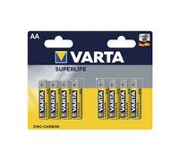Varta Batteria Stilo AA Zinco-Carbonio 1,5V 8 pezzi
