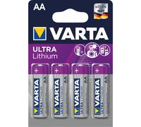STILO AA ULTRA LITIO VARTA - BLISTER 4 BATTERIE LR6/MN1500-VAR6106301404 VARTA