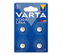 VARTA LR44 - Batteria a bottone alcalina, LR44, V13GA, confezione da 4 pezzi