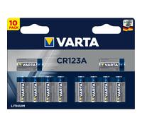 VARTA Batterie al LITIO CR123A cilindriche 3V Megablister-10