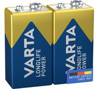 Varta Batterie LONGLIFE Power 9V Block 6 NUOVO