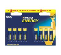 Varta Batterie monouso Mini Stilo AAA Alcalino 8 pezzi Blu e Giallo