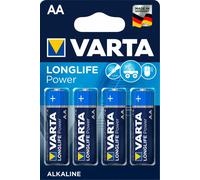 Pila Alcalina AA Varta Longlife Power Pack da 4 pezzi