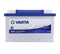 BATTERIA AUTO 72AH E43 VARTA BLUE DYNAMIC 680A di spunto 74AH RIBASSATA