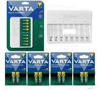 VARTA caricabatterie MULTI USB & 8 pile ricaricabili batterie AA 1,2v 2100mAh