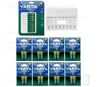 VARTA caricabatterie MULTI USB & pile ricaricabili AA 2100 AAA 1000 scegli lotti