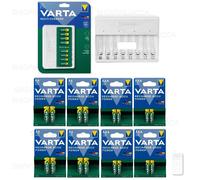 VARTA caricabatterie MULTI USB & pile ricaricabili AA 2100 AAA 1000 scegli lotti