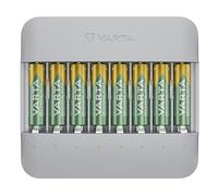 VAR ECO MULT AA - Caricabatterie da tavolo, NiMh, LED, display, incl. 8 batterie s
