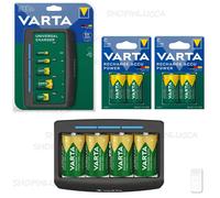 VARTA caricabatterie UNIVERSAL LCD & pile ricaricabili AA AAA C D scegli lotti