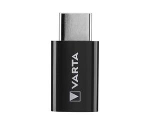 VARTA Cavo di Ricarica e Dati Adattatore da Micro USB a USB di Tipo C (Adatto a Tutti i Dispositivi compatibili con USB di Tipo C Quali Apple MacBook 12 (2015, PRO, Samsung Galaxy, Huawei P9 etc.)